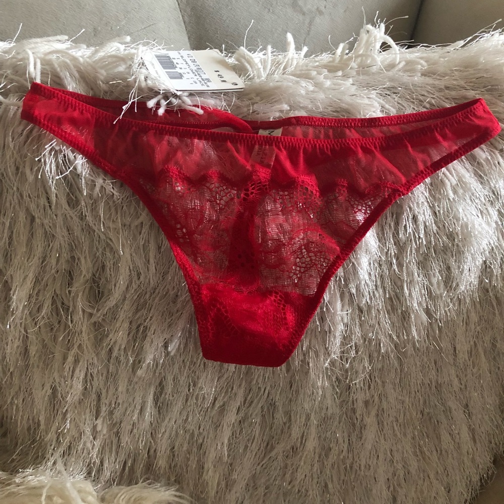La Perla Malizia Red Lace Panties, SlopeFlower, Sm